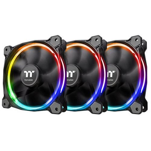120x120x25mm Thermaltake Riing 12 LED RGB SYNC Edition 3 Pack