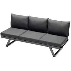 Sieger Loungeliege   ¦ grau ¦ Maße (cm): B: 80 H: 89