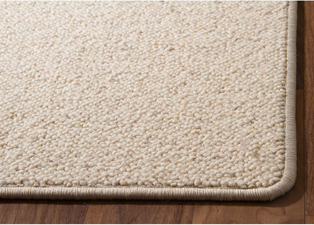 Fernleaf Wool Keynsham Rug in Beige Runner 80 x 250cm
