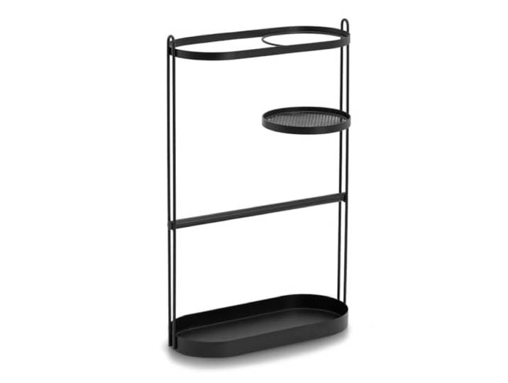 Zeller Schirmständer, Metall, schwarz