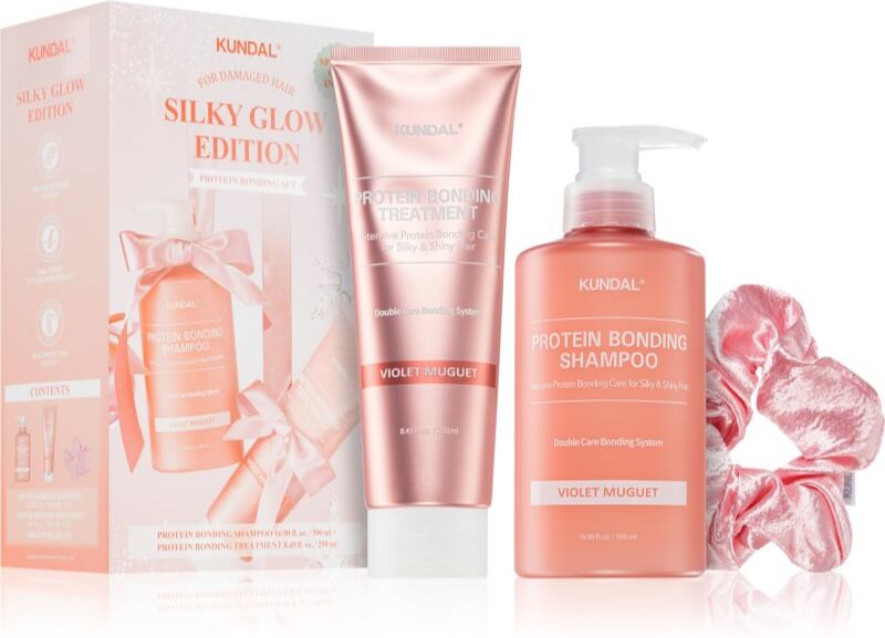 KUNDAL Protein Bonding Care Violet Muguet coffret cadeau pour cheveux