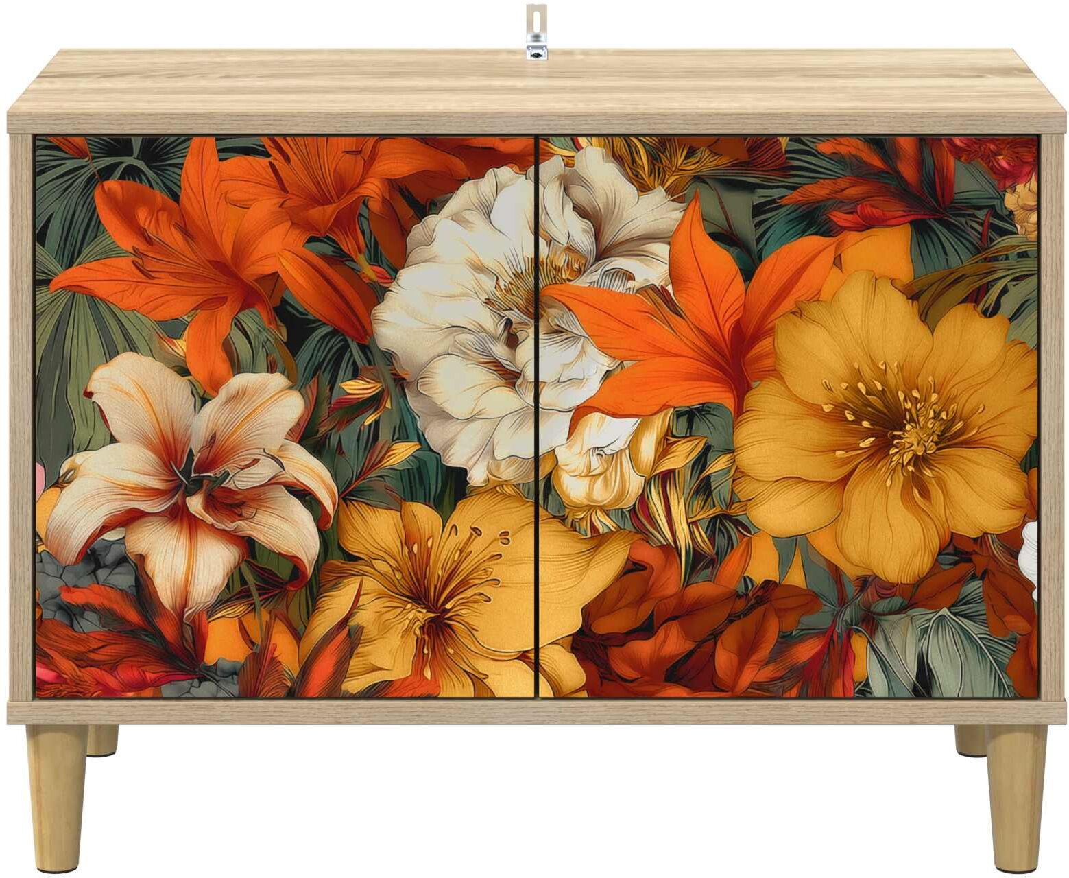 vidaXL Meuble TV GENNEP 69 x 33 x 50 cm Sonoma Bois d'ingénierie