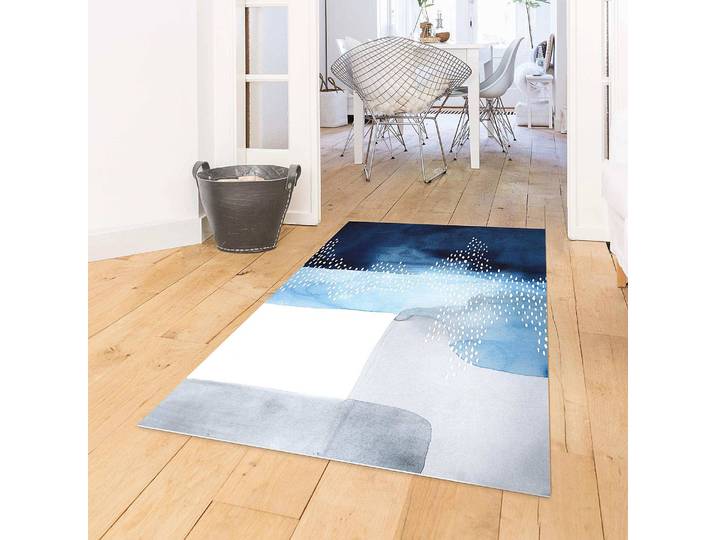 Vinylteppich Abstrakter Wasserfall 135 x 180cm Blau