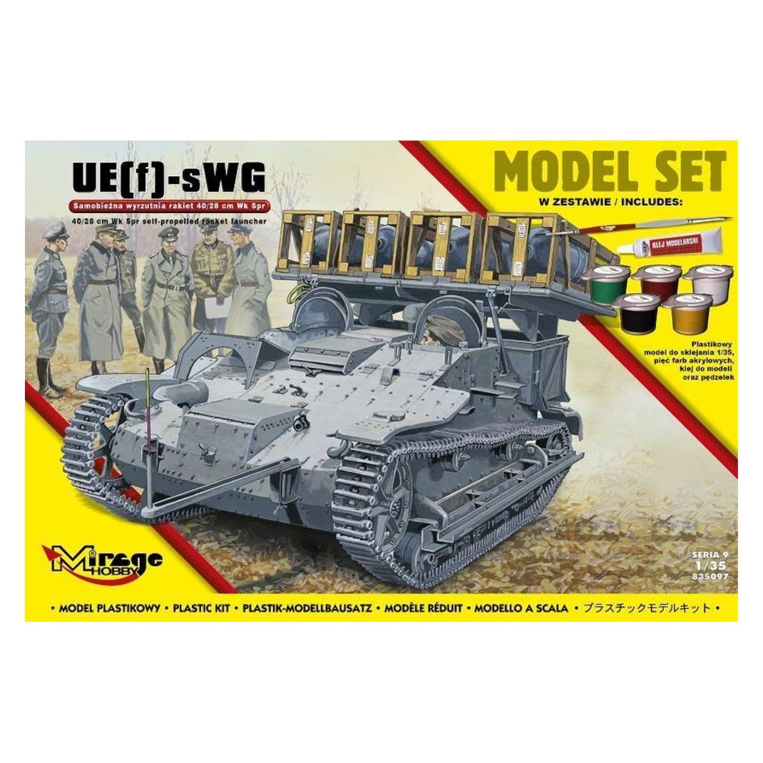 Mirage Hobby UE(f)-sWG,40/28cm WK Spr(German self-pro propelled rocket launcher)(ModelSet (835097)