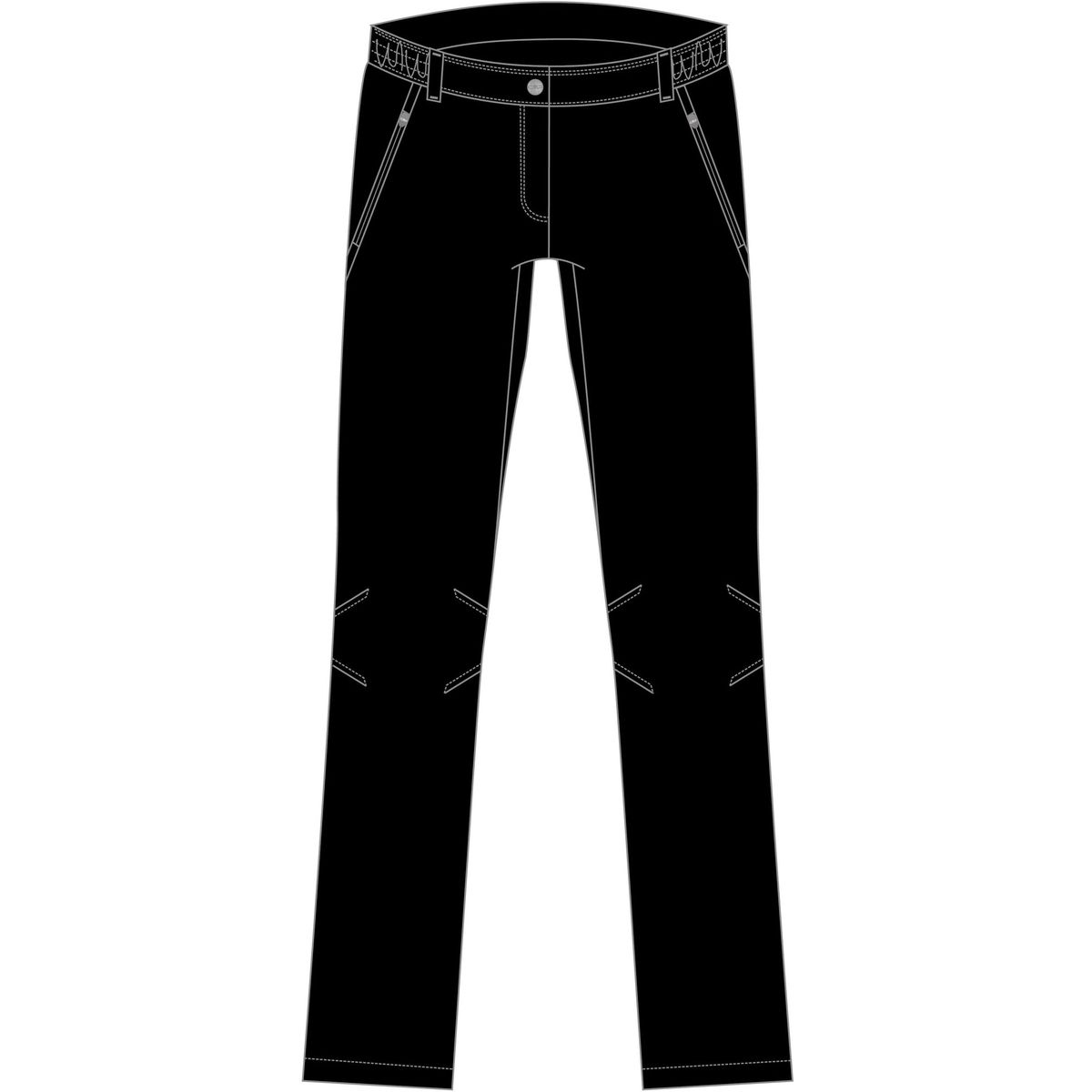 CMP Woman Long Pant nero (U901) 34 32T7426-U901-34