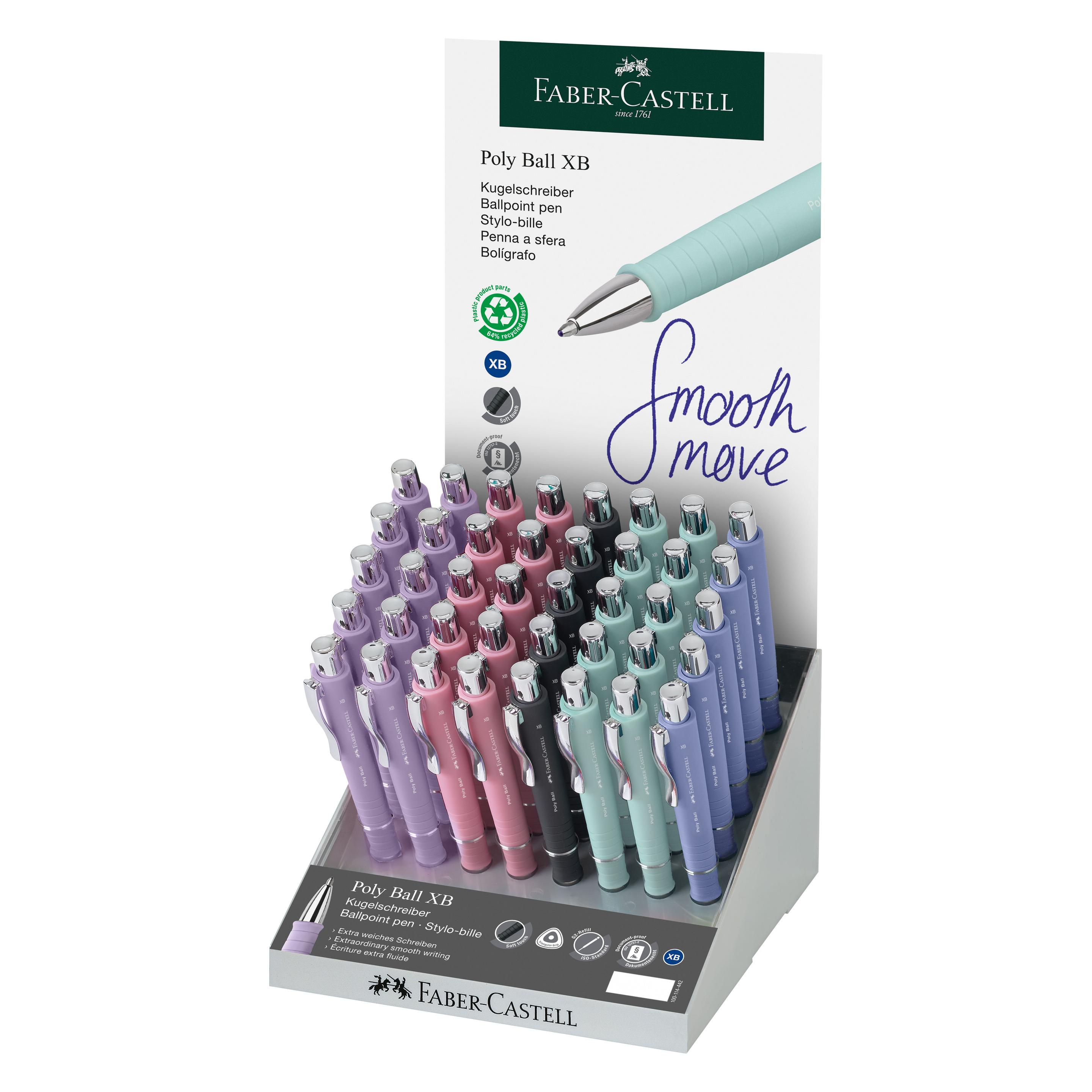 Faber-Castell Kugelschreiber Poly Ball XB 40x POS (40x) (241144)