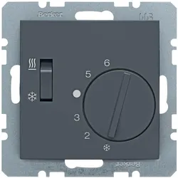 Berker 20291606, Thermostat, Grau