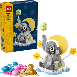 LEGO 40814 Schwebender Baby-Elefant, ab 18 Jahre, 402 Teile