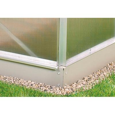 Fundamentrahmen VITAVIA "6700", silber (silberfarben), B:254cm H:6cm T:254cm, Stahl, Gartenhaus-Fundamente