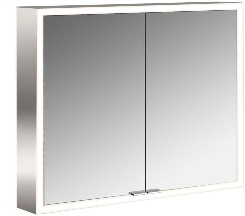 Emco Asis Prime armoire à miroir 949705062 800 x 700 mm, modèle apparent, paroi arrière miroir