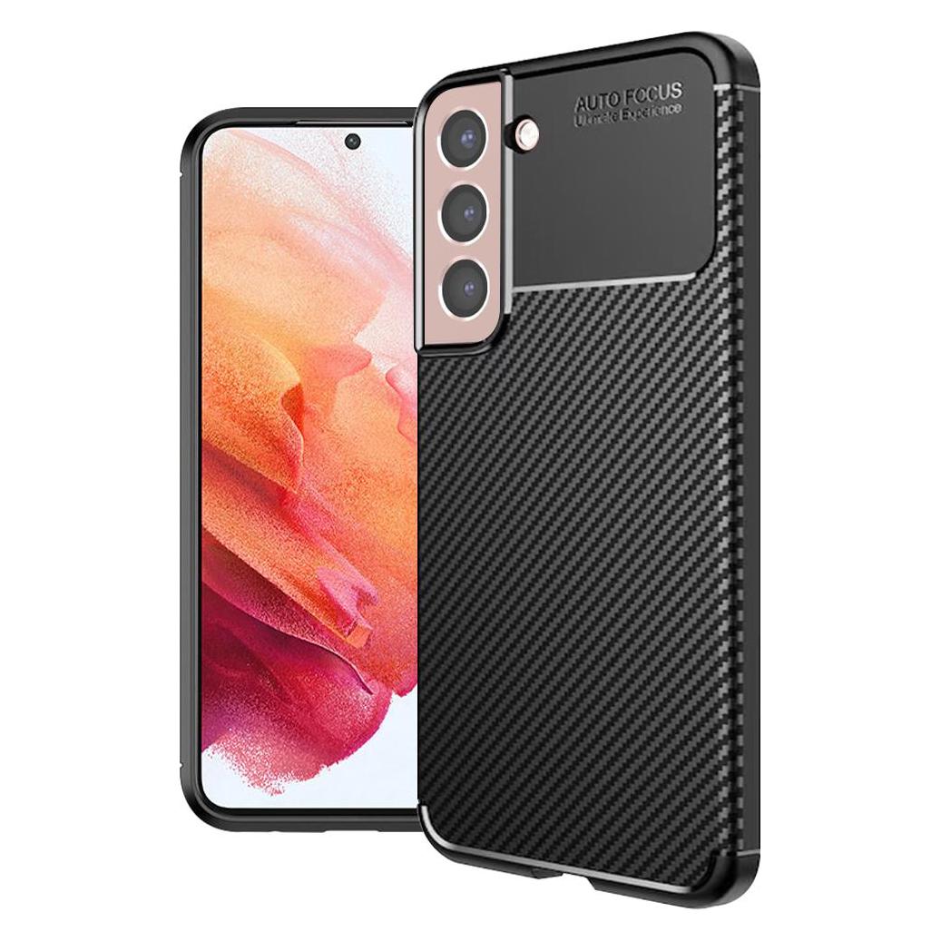 Techsuit - CarbonFiber - Samsung Galaxy S21 5G - Black (Samsung Galaxy S21 5G) (56354782)