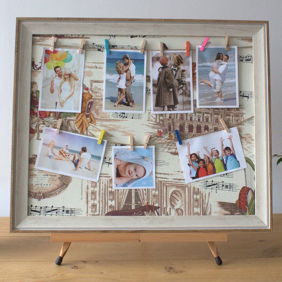 Lrg DIY Peg Photo Frames Mozart