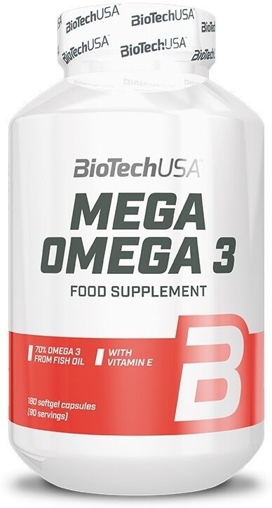 BiotechUSA Mega Omega 3 180 capsules