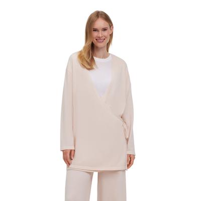 Cardigan FALKE "FALKE Cardigan", Damen, Gr. M/L, beige (marshmellow (8641)), Strickjacken
