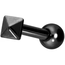 Titan Ohrpiercing mit Innengewinde PYRAMIDE