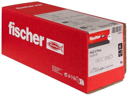 Fischer 564633 FAZ II Plus 24/30 R Bolzenanker 205mm 24mm 4St.