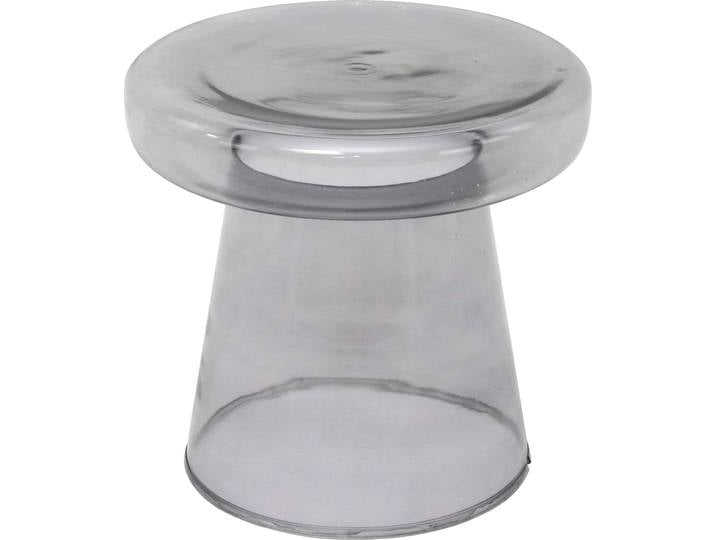 Couchtisch PAROLI, grau (grauglas, grauglas), B:40cm H:40cm T:40cm, Tische, Couchtisch