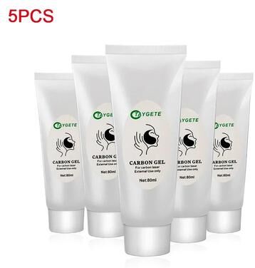 Inspired Living Carbon Laser Gel For ND YAG Laser Skin Rejuvenation And Deep Cleansing 2 Or 5 Pieces 5pcs Gel