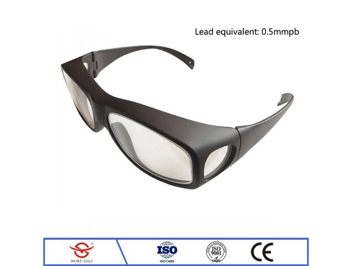 Protection radiologique Lunettes de protection en plomb 0,5/0,75 mmPb pour rayons X et rayons gamma, légères et offrant une protection complète