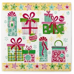 Sovie HOME Weihnachtsserviette Cady aus Linclass® Airlaid 40 x 40 cm, 12 Stück