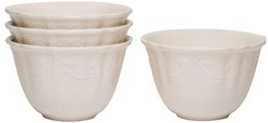 Red Vanilla Country Estate White Fruit Bowls (Set of 4)