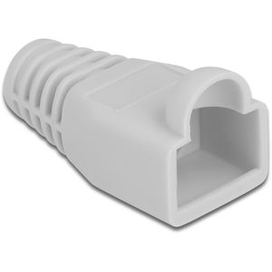 DeLock Knickschutztülle 86727, für RJ45 Modularstecker, für 6,0 mm Ø, grau, 20 Stück
