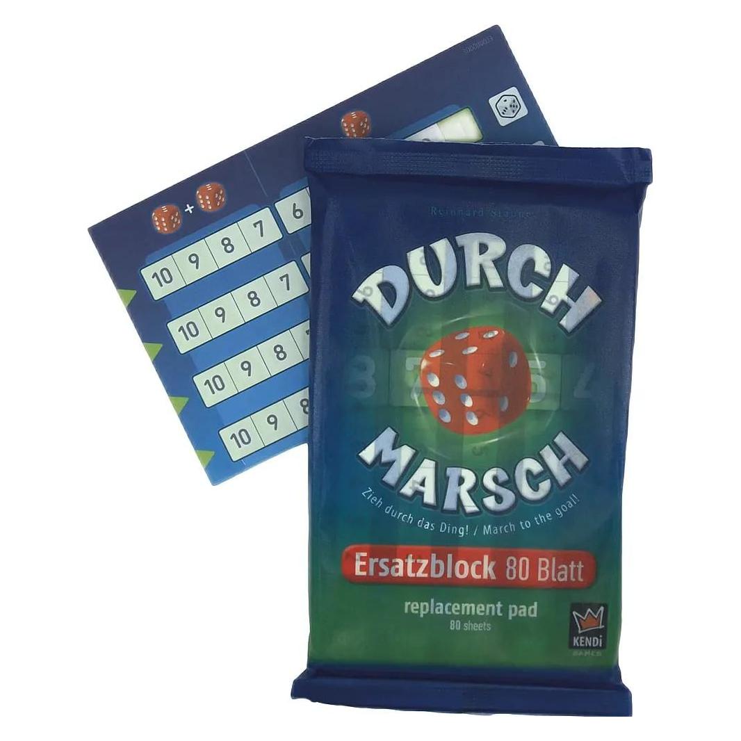 Kendi Games Durchmarsch Ersatzblock (Deutsch, Englisch, Französisch, Italienisch, 2 - 4 Spieler) (3130010)