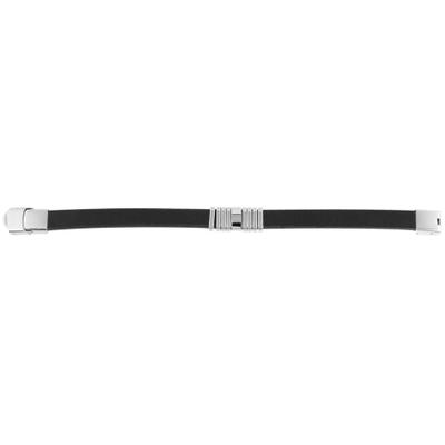 Armband ADELIA´S "Armband aus Leder 21 cm", schwarz, Armbänder, Herren, 21cm, Leder, Armband, Ideal als Geschenk zum Geburtstag