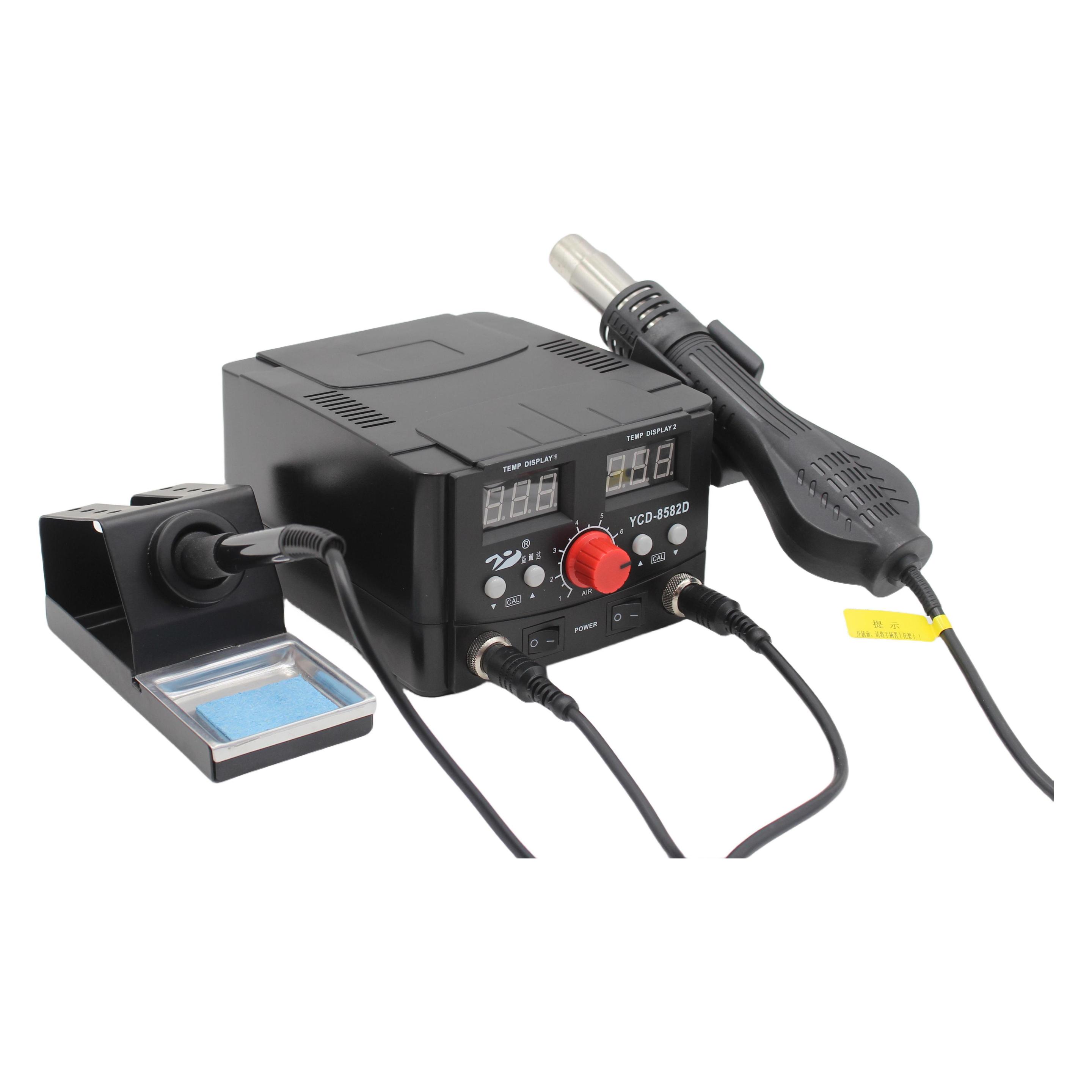 Hot air soldering station YCD-8582D, 750 W (Lötstation) (VG555)