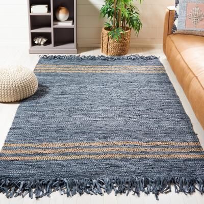 SAFAVIEH Handmade Vintage Leather Lumturie Modern Rug