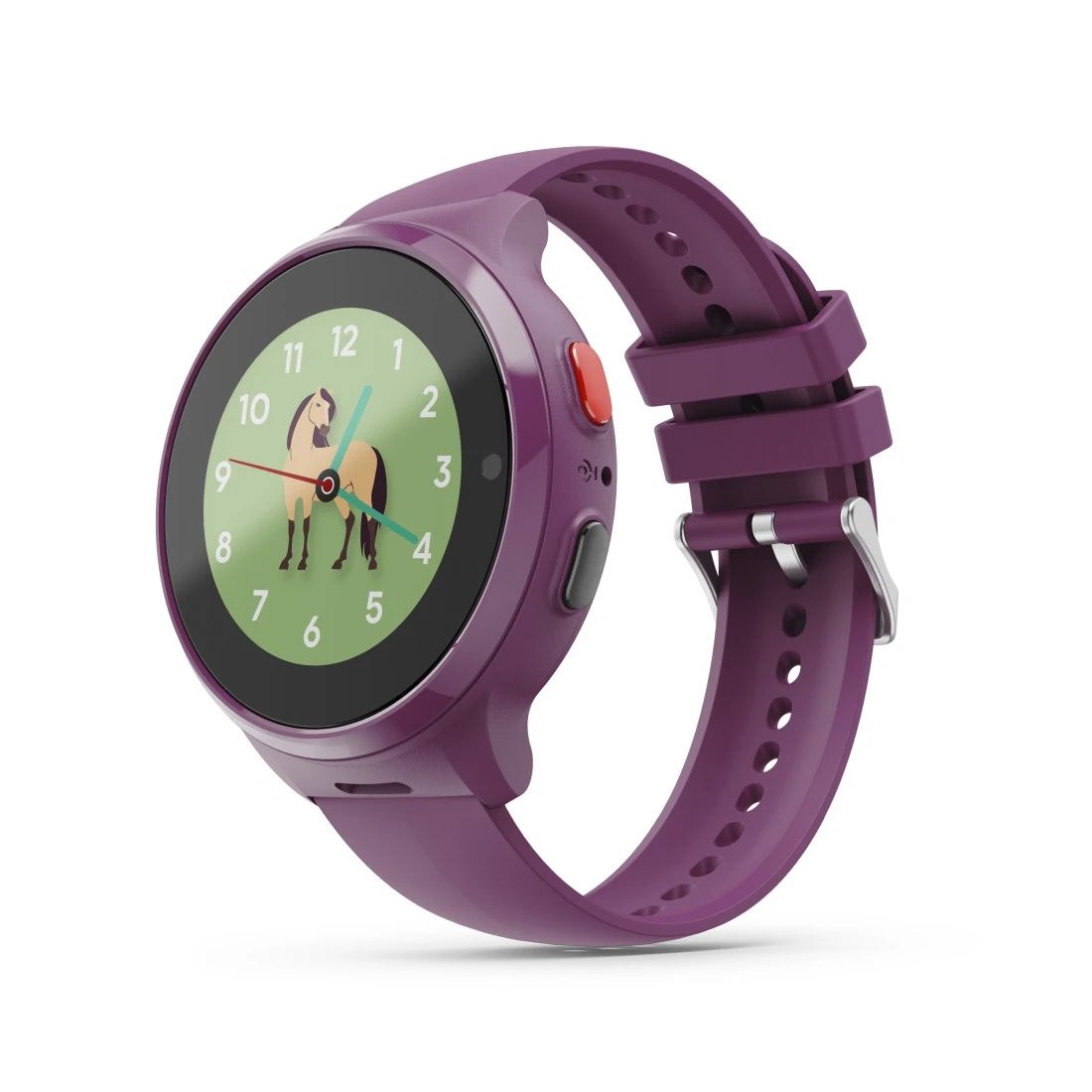 Hama 178673 Kinderuhr mit GPS Smartwatch Rund IP67 48 h (Burgund) 00178673