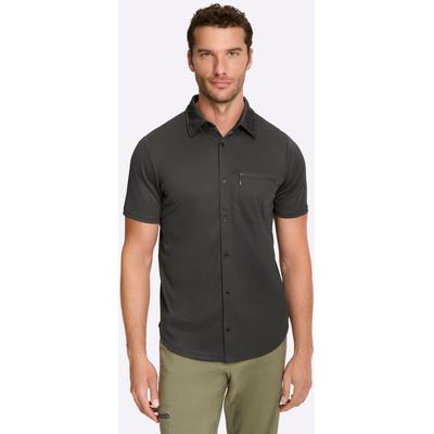 Funktionsshirt CATAMARAN "Funktions-Hemd", Herren, Gr. 43/44, grau (graphit), 100% Polyester, unifarben, Shirts Funktionsshirt
