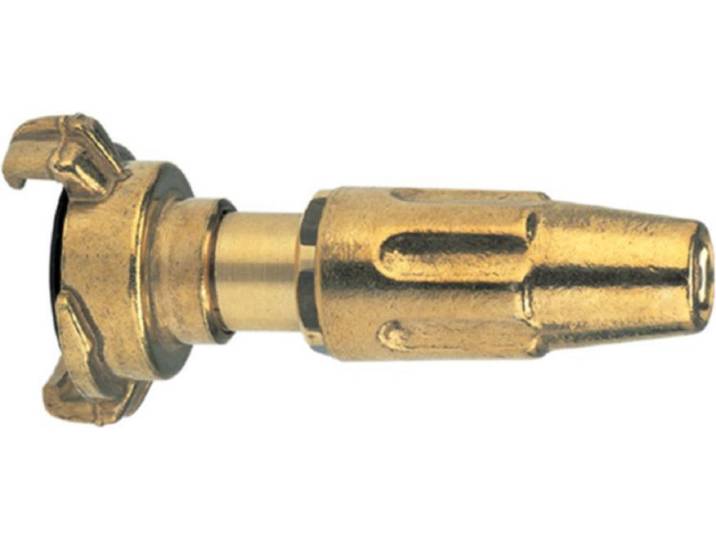 GARDENA Slangkoppeling - Messing spuit met snelkoppeling\, voor 19mm (3/4\ ) slangen\, regelbaar
