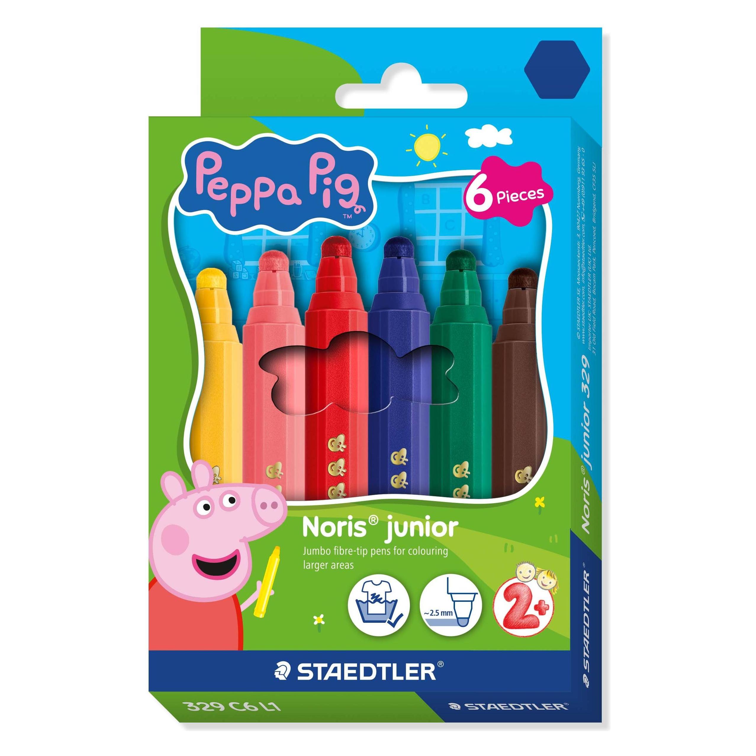 Staedtler Peppa Pig Kinderfasermaler (6x) (329C6L1)