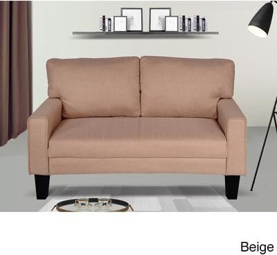 US Pride Furniture Fabric Modern Style Arm Loveseat