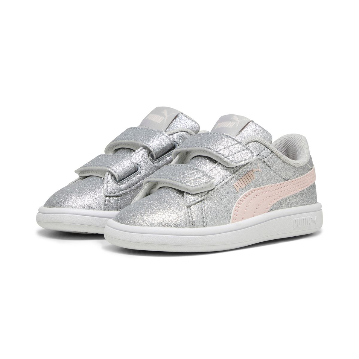 Puma Smash 30 Glitz Glam V Inf glacial gray-frosty pink (02) 7 394688-02-7