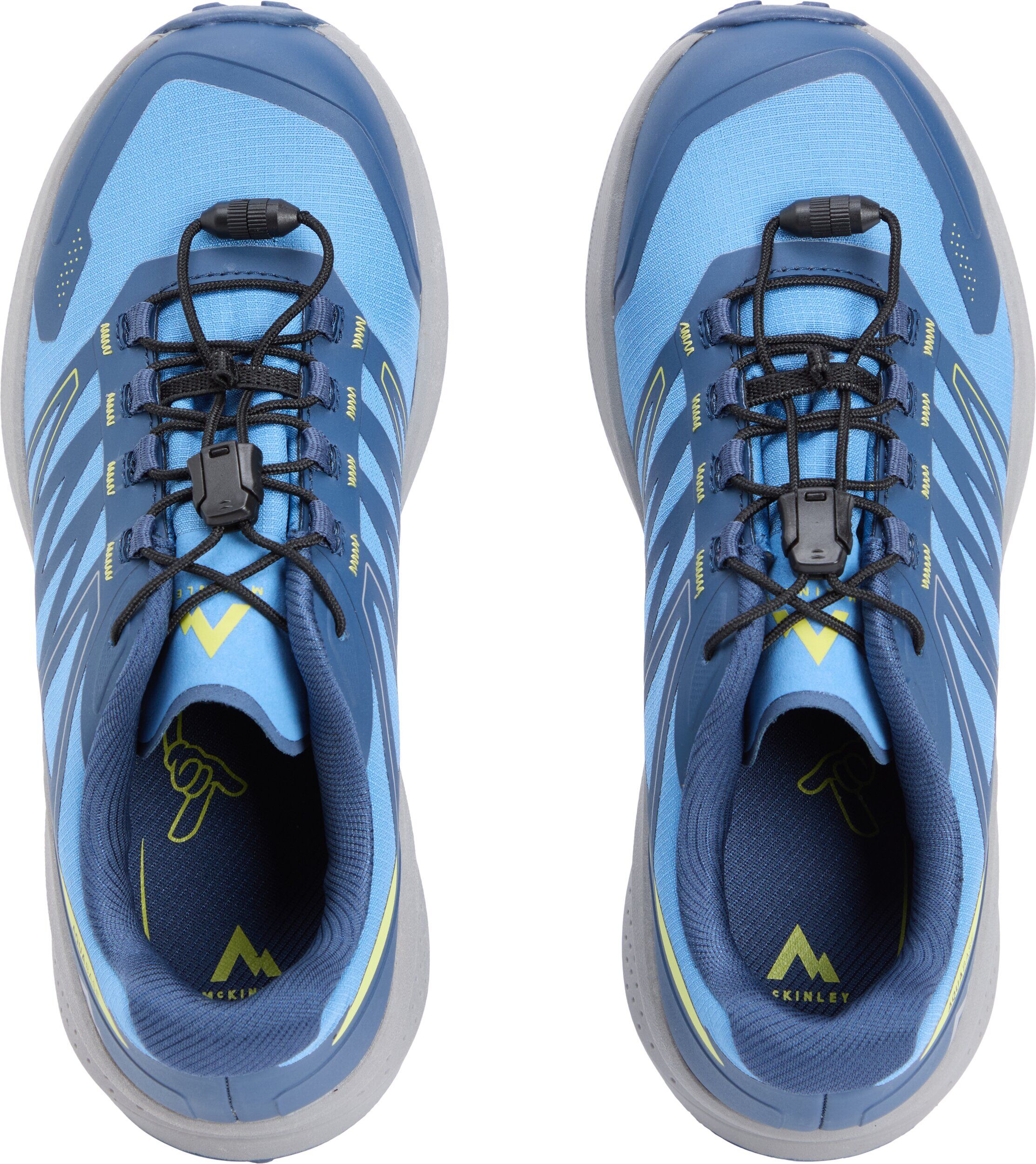 Wanderschuh MCKINLEY "Kansas IV AQB J", Kinder, Gr. 36, blau, Synthetik, Textil, Schuhe Wanderschuh, wasserdicht blau 36