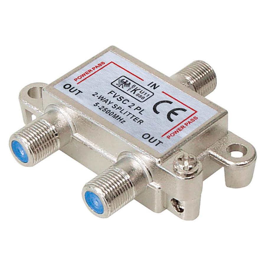 Transmedia Verteiler (Antennenbau), 2-fach, Frequenzbereich 5-2.500MHz (Transmedia)