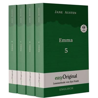 Emma - Teile 5-8 (Buch + 4 MP3 Audio-CDs) - Lesemethode von Ilya Frank - Zweisprachige Ausgabe Englisch-Deutsch, Set von Jane Austen, EasyOriginal