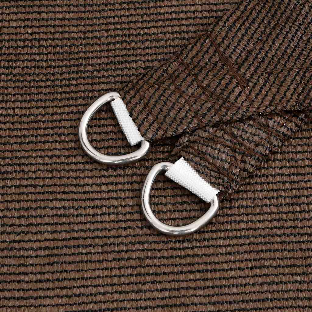 vidaXL Voile d'ombrage 160 g/m² Marron 5x7 m PEHD