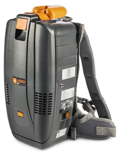 TASKI AERO BP B Li-Ion*, Ultraleichter Rucksacksauger mit Lithium-Ionen Technologie, 3in1 Rucksacksauger für stark überstellte Flächen, ideal für die Treppenreinigung | Packung (1 Stück)