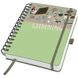Sigel Notizbuch »mit Spirale Jolie®« blanko 240 Seiten braun, 16.8x21.5 cm