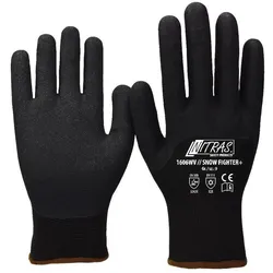 AS Arbeitsschutz Arbeitshandschuhe | 12 Paar Nitras Snow Fighter Winterhandschuhe | Gr. 9