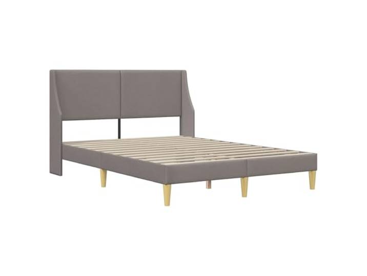 SKTQYQO Bettgestell mit Kopfteil aus Sperrholz Modernes Design, gebogene Latten, einfache Montage, Unterstützung 140 kg