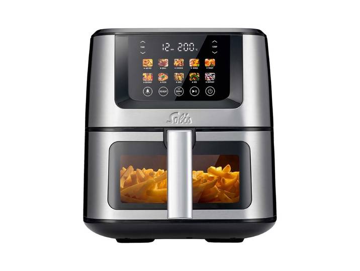 Solis Typ 8200 Heissluftfritteuse Silber