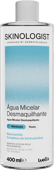 Skinologist Wells Água Micelar Desmaquilhante 400 ml