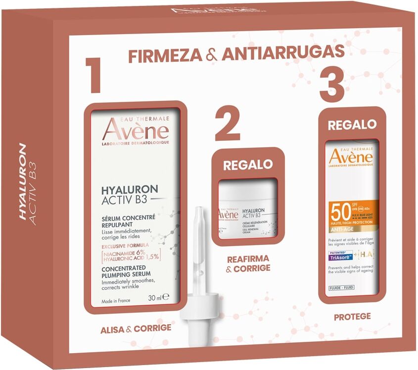 Avène Estuche de Regalo Hyaluron Activ B3 Sérum concentrado voluminizador con Hialurónico y Niacinamida Avene.