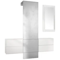 GARDEROBE Carlton Paneel in Beton Oxid Optik