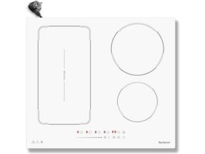 Plaque à Induction - ETHNICS ORIGINS - 4 Feux - Blanc - 3500 Watts - Minuterie et Sécurité