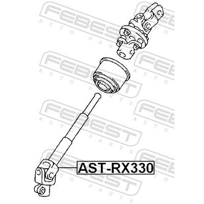 FEBEST Lenkwelle astrx330 für TOYOTA
